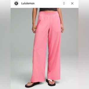 Lululemon Swift Mid-rise Wide-Leg Pants Sakura Pink Size 12